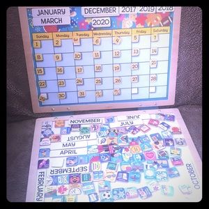 Interactive Magnetic Calendar